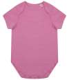 LW655 Larkwood Organic Baby Bodysuit Bright Pink colour image
